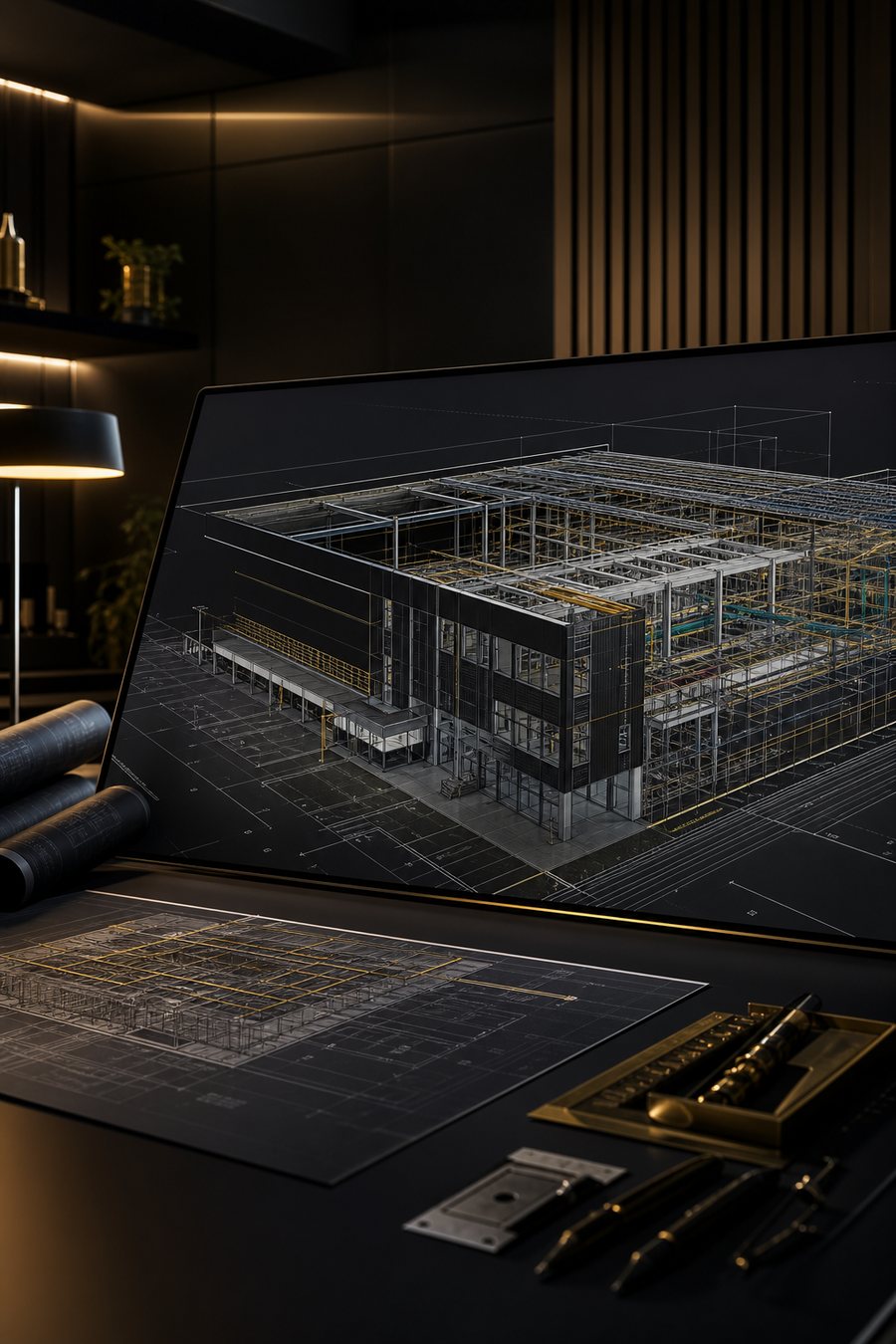 Projeto em BIM com compatibilização técnica de arquitetura e engenharia